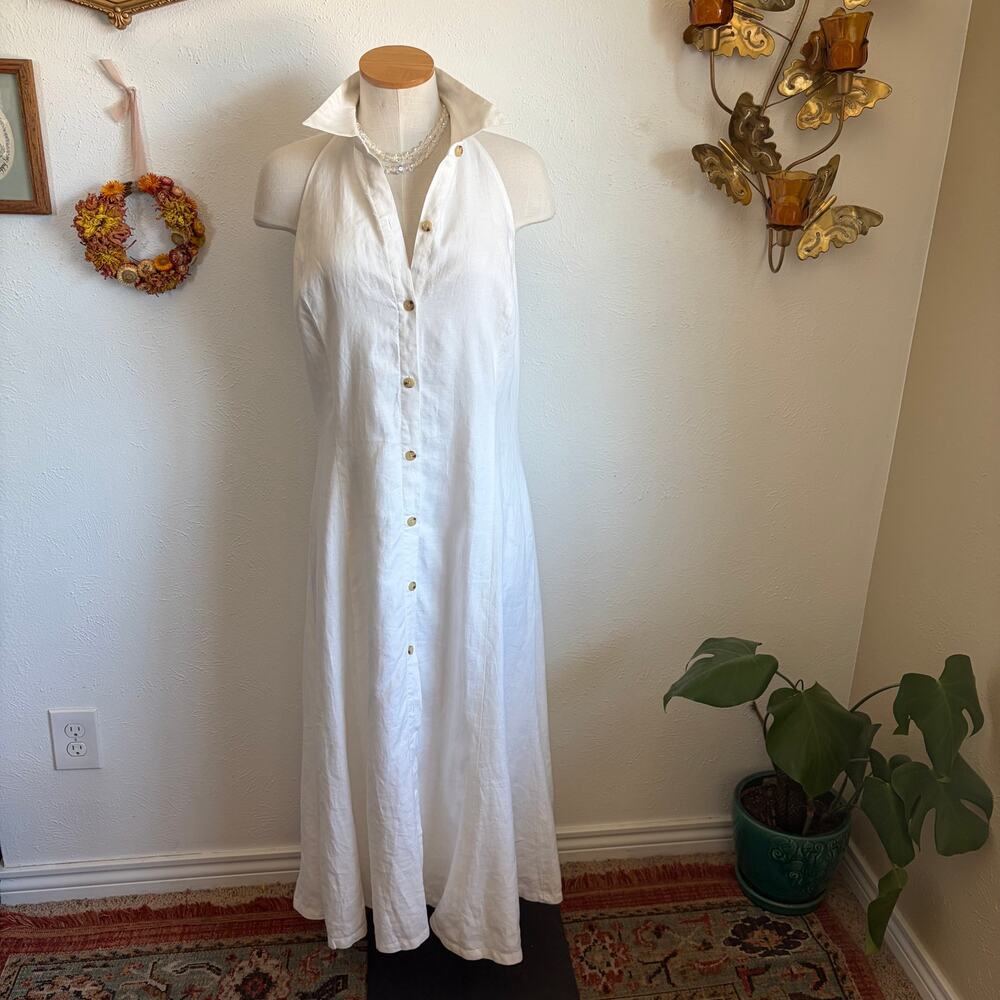 Ralph Lauren Linen Maxi Dress - Picture 2 of 6